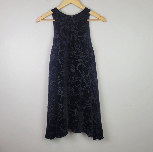 Aritzia Wildred Trompette Velvet  Sleeveless Dress Silk Black XS - Picture 5 of 12